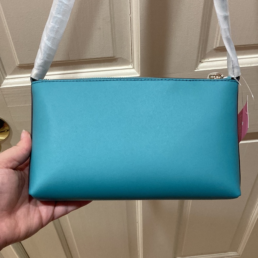 NWT Kate Spade Amy Ivy Street Tassel Stone Blue Crossbody Purse Bag - Picture 11 of 15